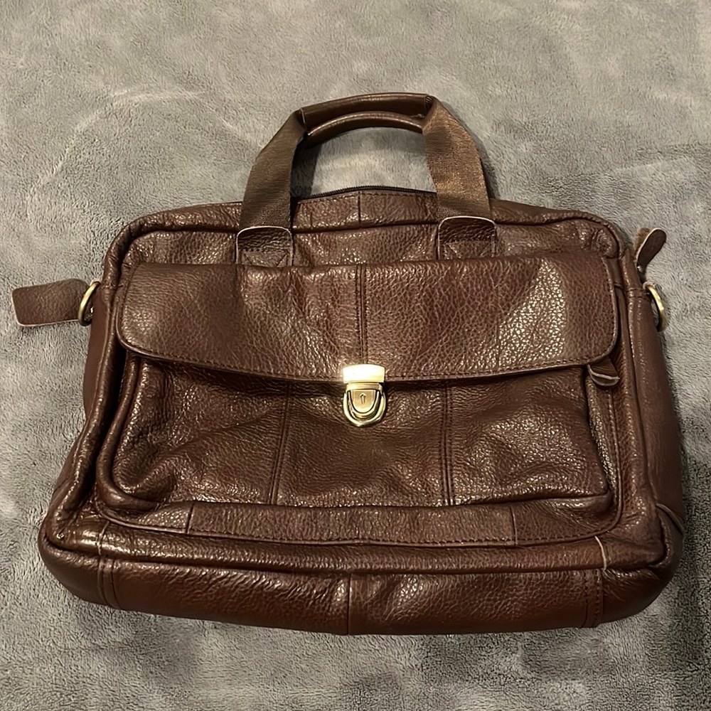 Leather Messenger Bag